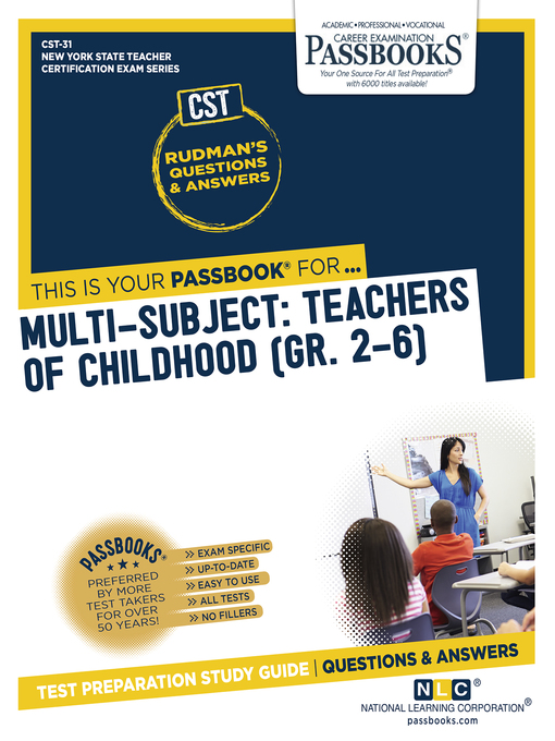 Title details for Multi-Subject by National Learning Corporation - Available